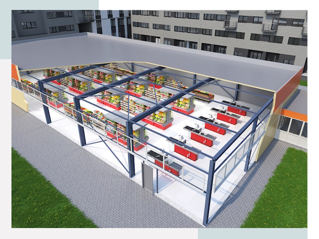 Строительство магазинов в Нижний Тагил от 625 руб. за м²