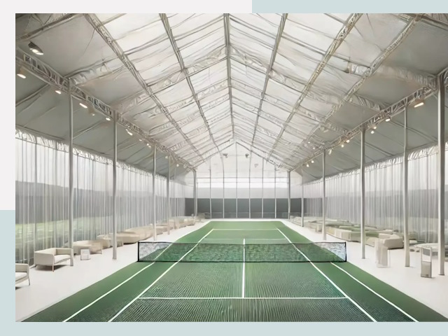 Строительство теннисных кортов в Нижнем Тагиле