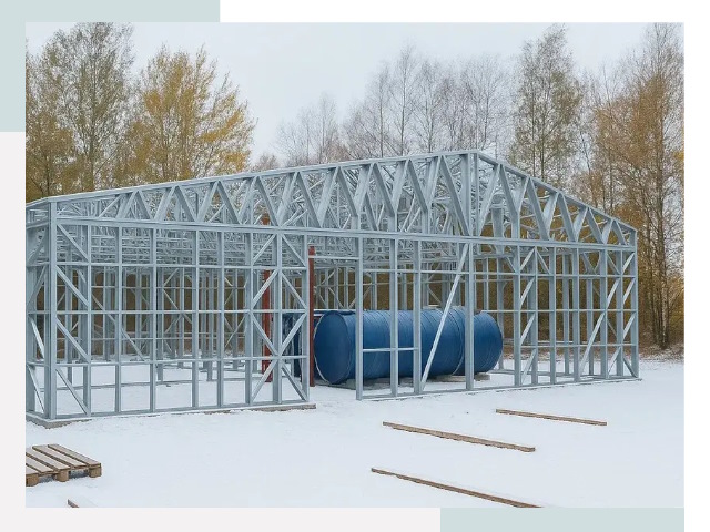 Металлические ангары в Нижнем Тагиле