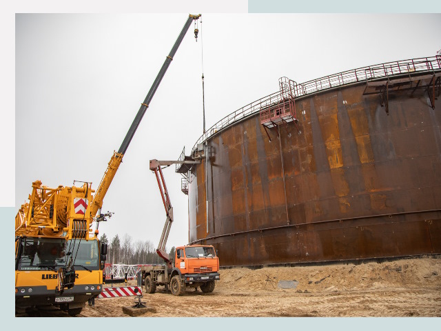 Монтаж резервуаров в Нижнем Тагиле от 625 руб. за м³