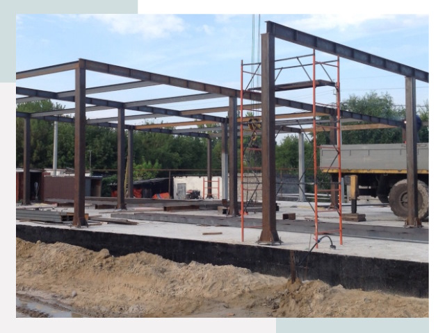 Фундамент для ангаров в Нижнем Тагиле