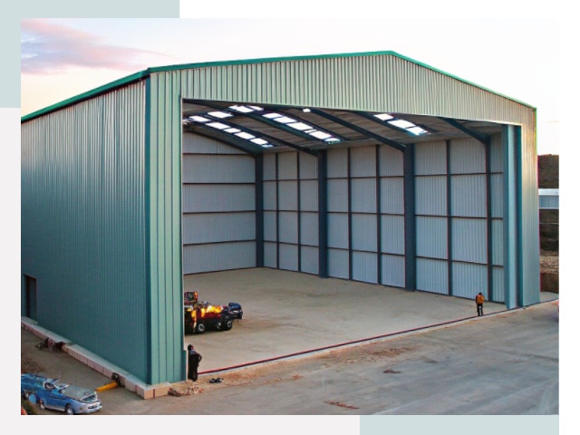 Строительство ангаров в Нижнем Тагиле