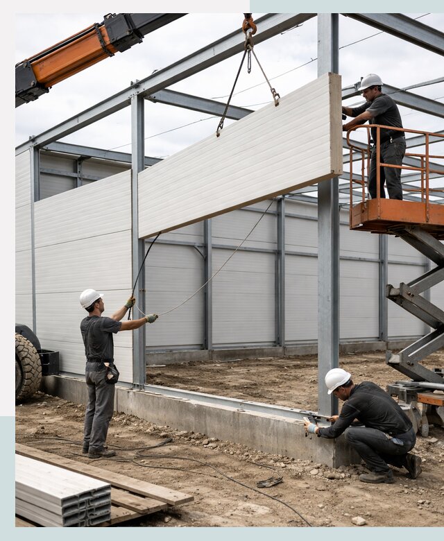 Строительство складов из сэндвич панелей в Нижнем Тагиле под ключ