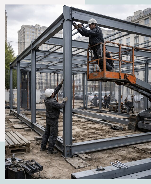 Строительство и монтаж торговых павильонов под ключ в Нижнем Тагиле