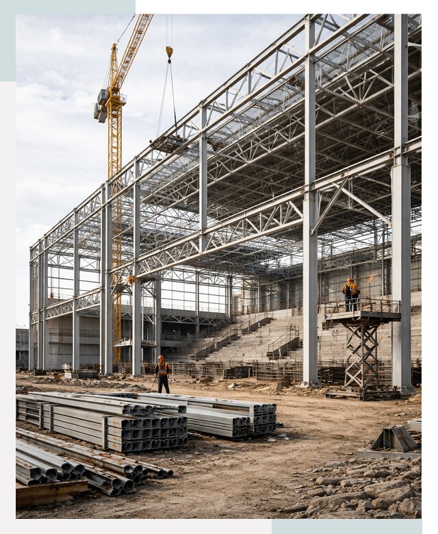 Строительство спортивных комплексов в Нижнем Тагиле от 31227 р. | СтальСтрой-Нжн